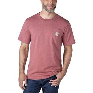 Carhartt Heavyweight Short Sleeve Pocket T-Shirt Heathered Apple Butter Medium